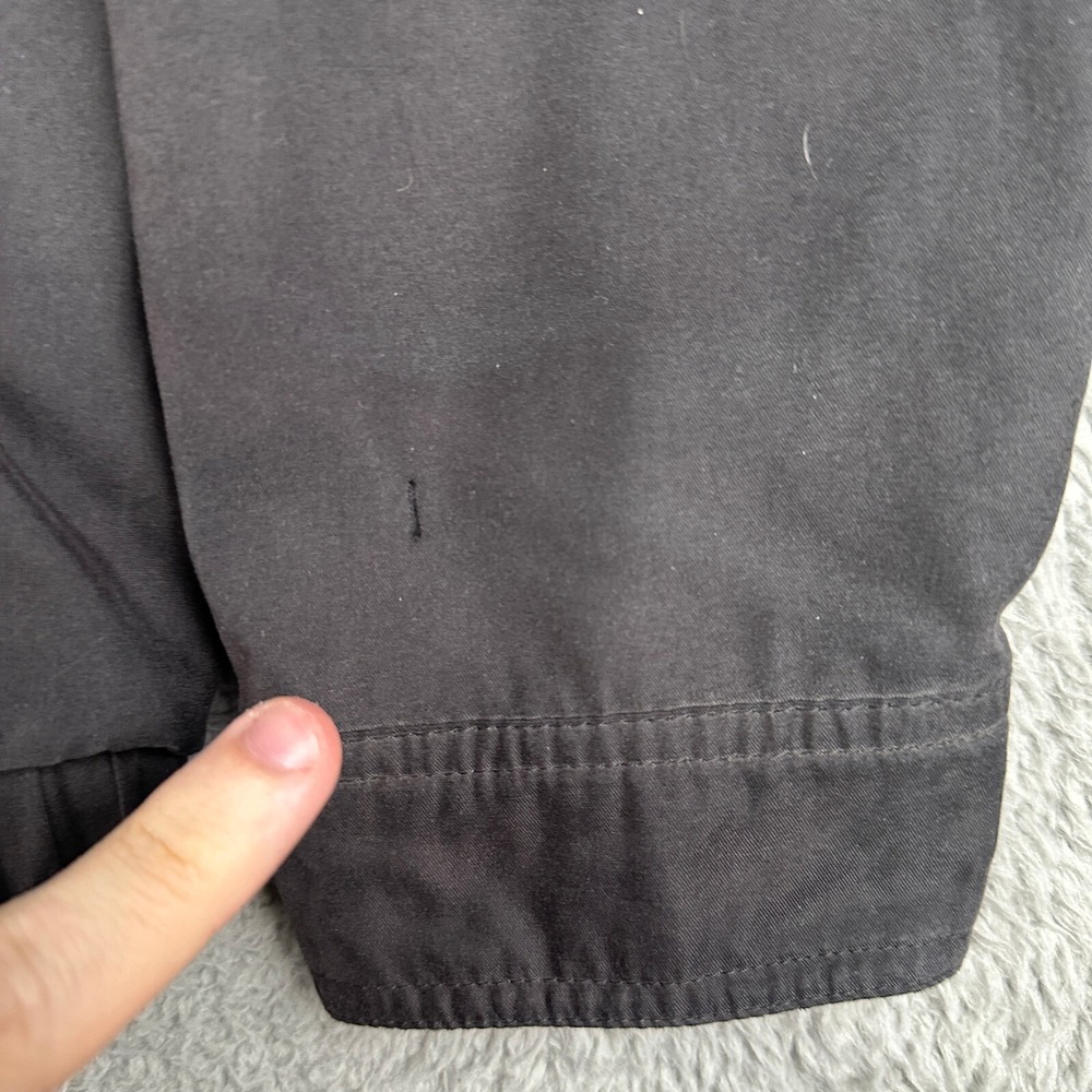 USS Abraham Lincoln Windbreaker Jacket Mens Medium Black Shall Not Perish - Picture 7 of 11